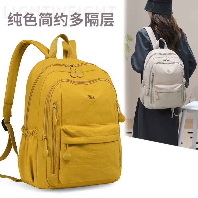 轻便小双肩女背包小型ins风小巧外出防水日系小众逛街书包电脑包
