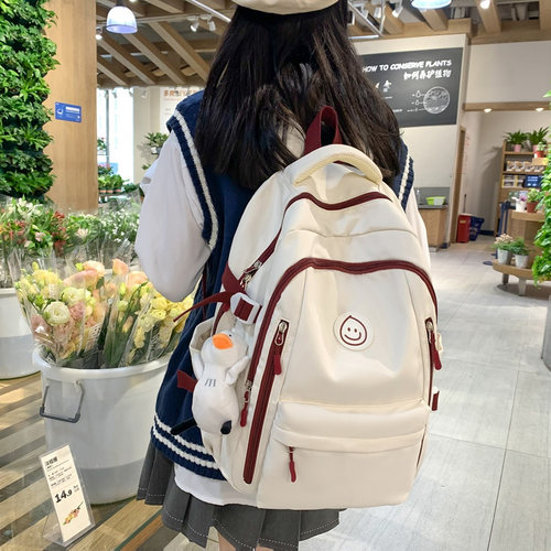 学院风男女生小清新涤纶书包