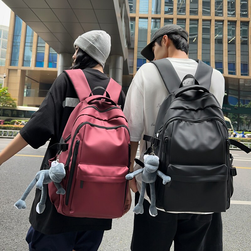 学院风男女生防水双肩包