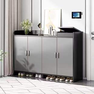 封闭式鞋柜鞋架门口楼道走廊鞋子收纳家用进门靠墙防水多层储物柜