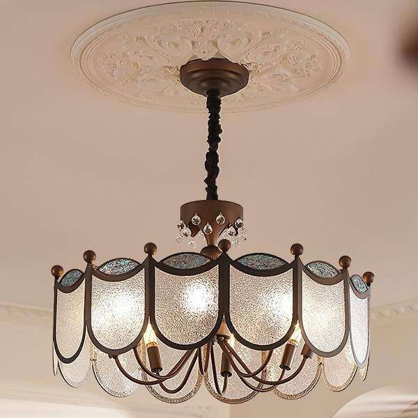 客厅吊灯中古风复古美式大厅主灯2025年新款法式餐厅灯宋氏美学灯,电子元器件市场,其它元器件,淘宝优惠券,粉丝福利购,淘宝优惠卷