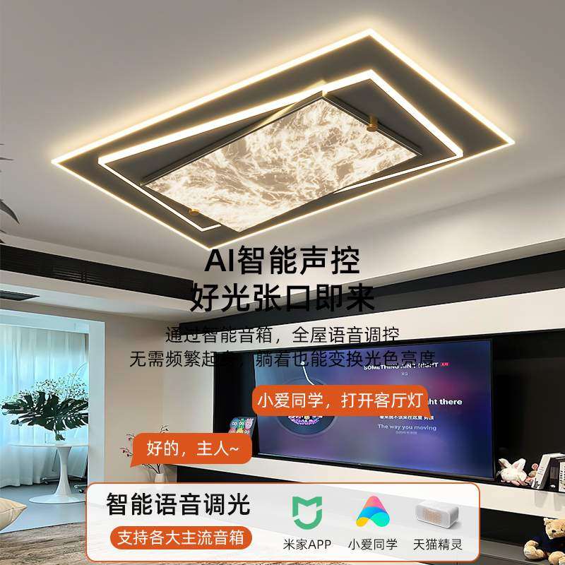 灯具全屋2025新款现代简约大气客厅主灯意式极简轻奢感吸顶灯,电子元器件市场,其它元器件,淘宝优惠券,粉丝福利购,淘宝优惠卷