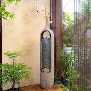室內落地流水擺件新中式 飾噴泉招財循環水景觀新居喬遷禮品 客廳裝