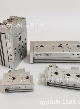 双轴型精密滑台气缸HLQ6/HLQL6X10S*20S-30Sx40S*50S/SA/SAS/SAF