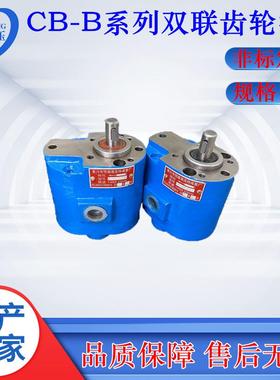 两进两出CB-B16/20 B10 B32 B80 B4 CB-B25/6双联润滑齿轮抽油泵