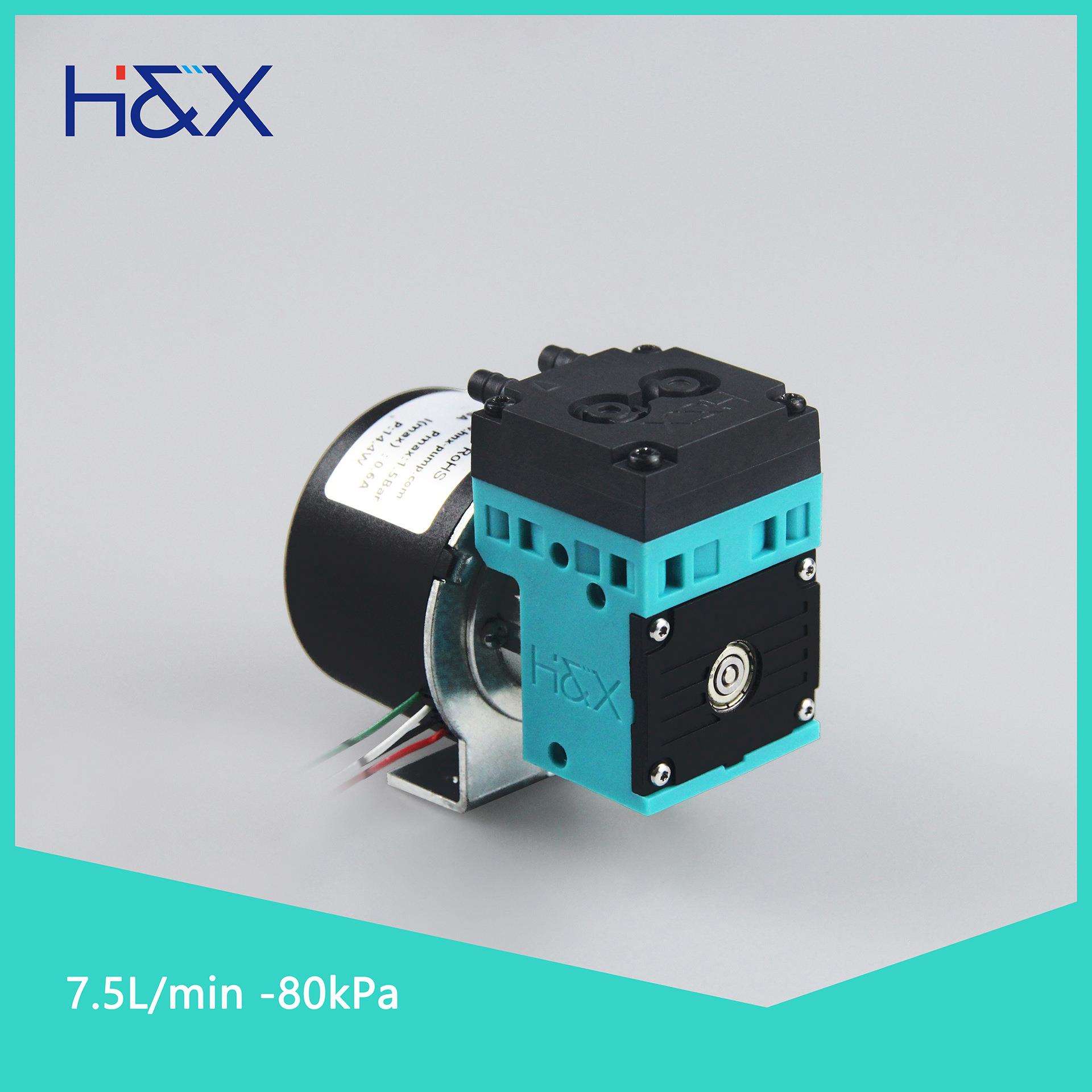 -90kPa耐压耐腐蚀采样泵微型隔膜泵 抽气泵低噪低振 无刷微型气泵