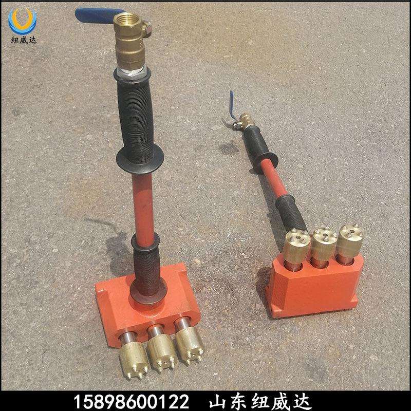 手推式混凝土1头2头3头凿毛机 气动手持凿毛机山东纽威达