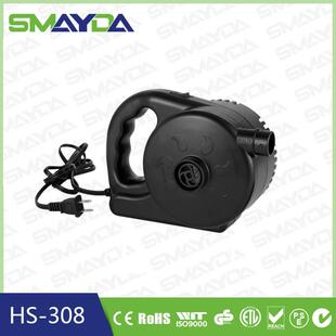 瑜珈球充气泵家用280W大功率充吸两用电动气泵308欧规手持式电动