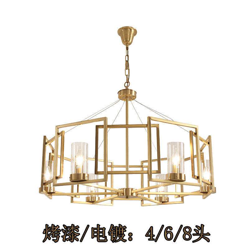 厂家直销北欧吊灯别墅酒店客房后现代客厅创意铁艺吊灯饰灯具