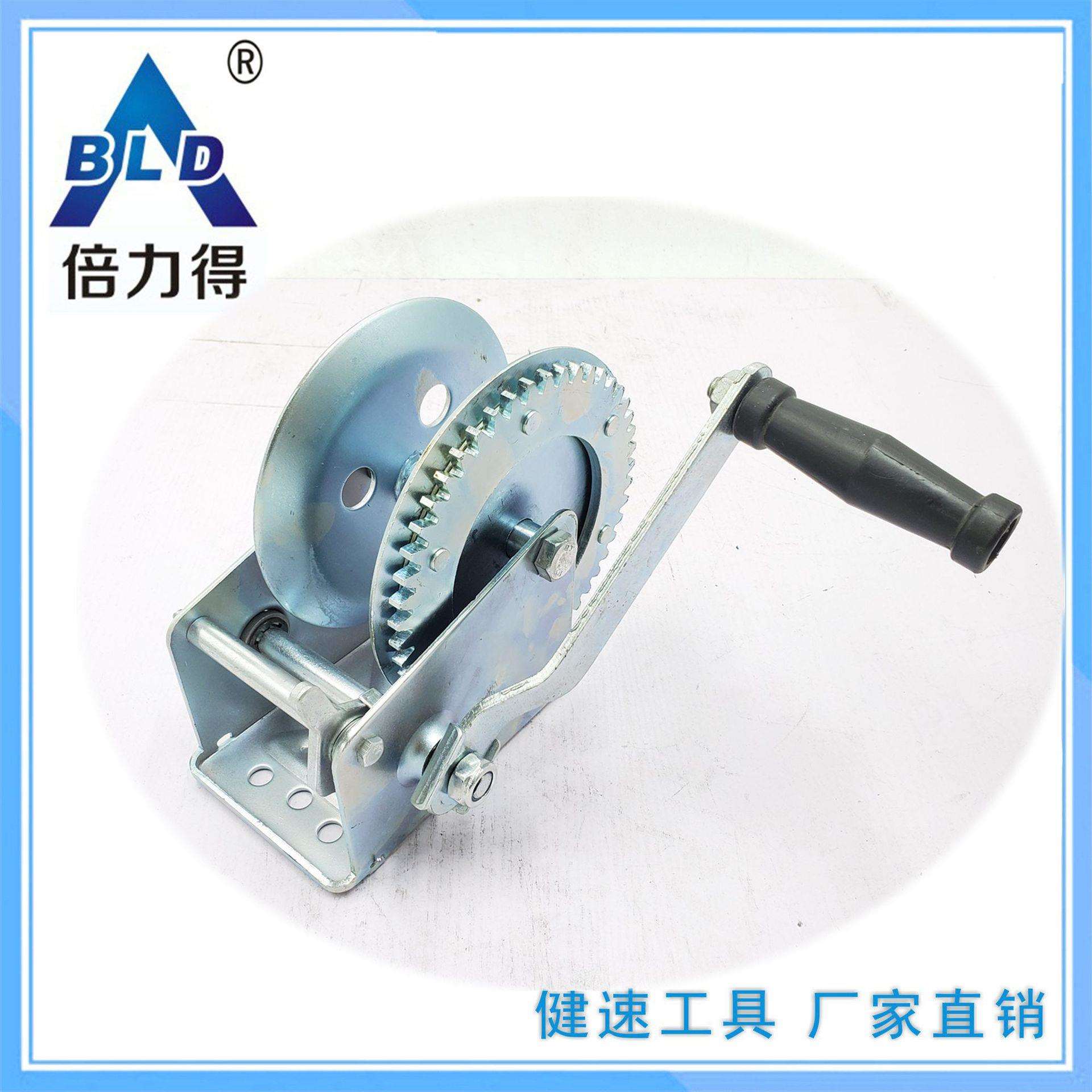 手动绞盘1600磅起重工具无钢丝绳织带小吊机家用工厂用