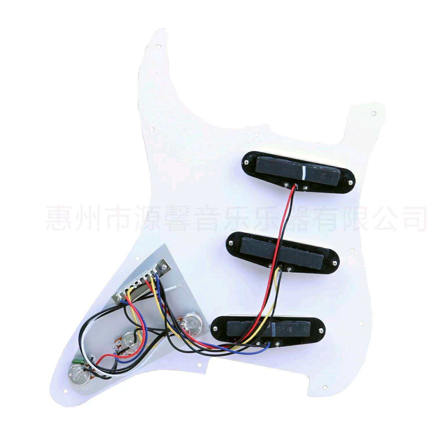 源馨ST单单单拾音器+白黑白面板吉他配件厂家