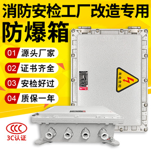 防爆配电箱空箱不锈钢控制接线箱盒隔爆监控检修仪表操作箱子电柜
