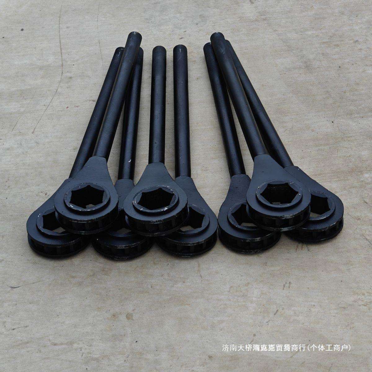 重型齿轮四方尖尾套筒快板棘轮扳手工具自动双头梅花快速双向板手