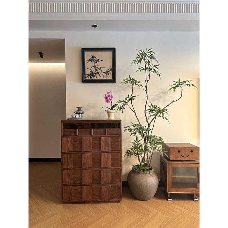 海虹景品十大功劳仿真绿植中古风室内客厅楼梯大型落地仿生假盆栽