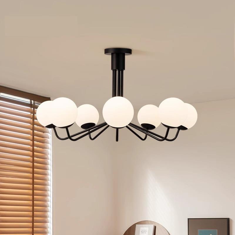 法式中古客厅吊灯大厅主灯美式复古卧室餐厅设计师样板房魔豆吊灯