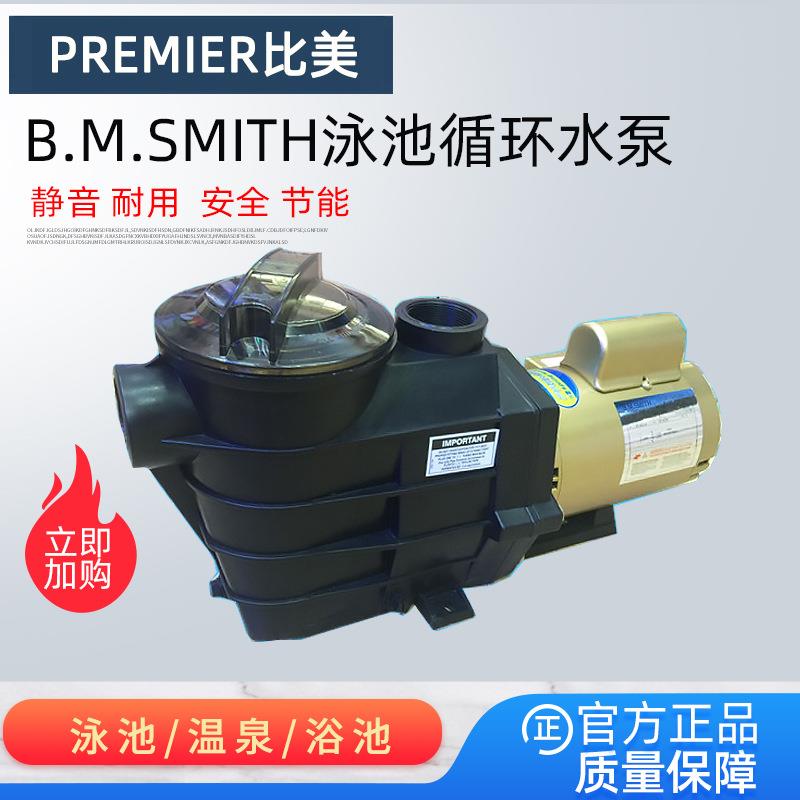 PREMIER比美泳池过滤循环水泵 B.M.SMITH 离心泵抽水泵吸污泵设备