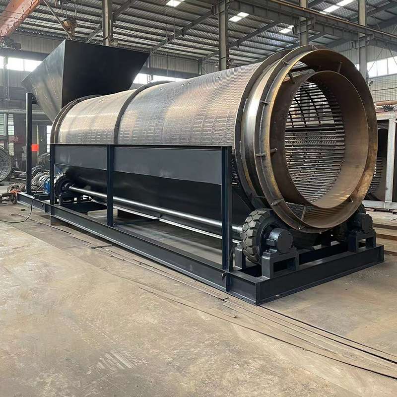 可用于工业建筑垃圾土石块的筛分 多功能无轴滚筒筛沙机