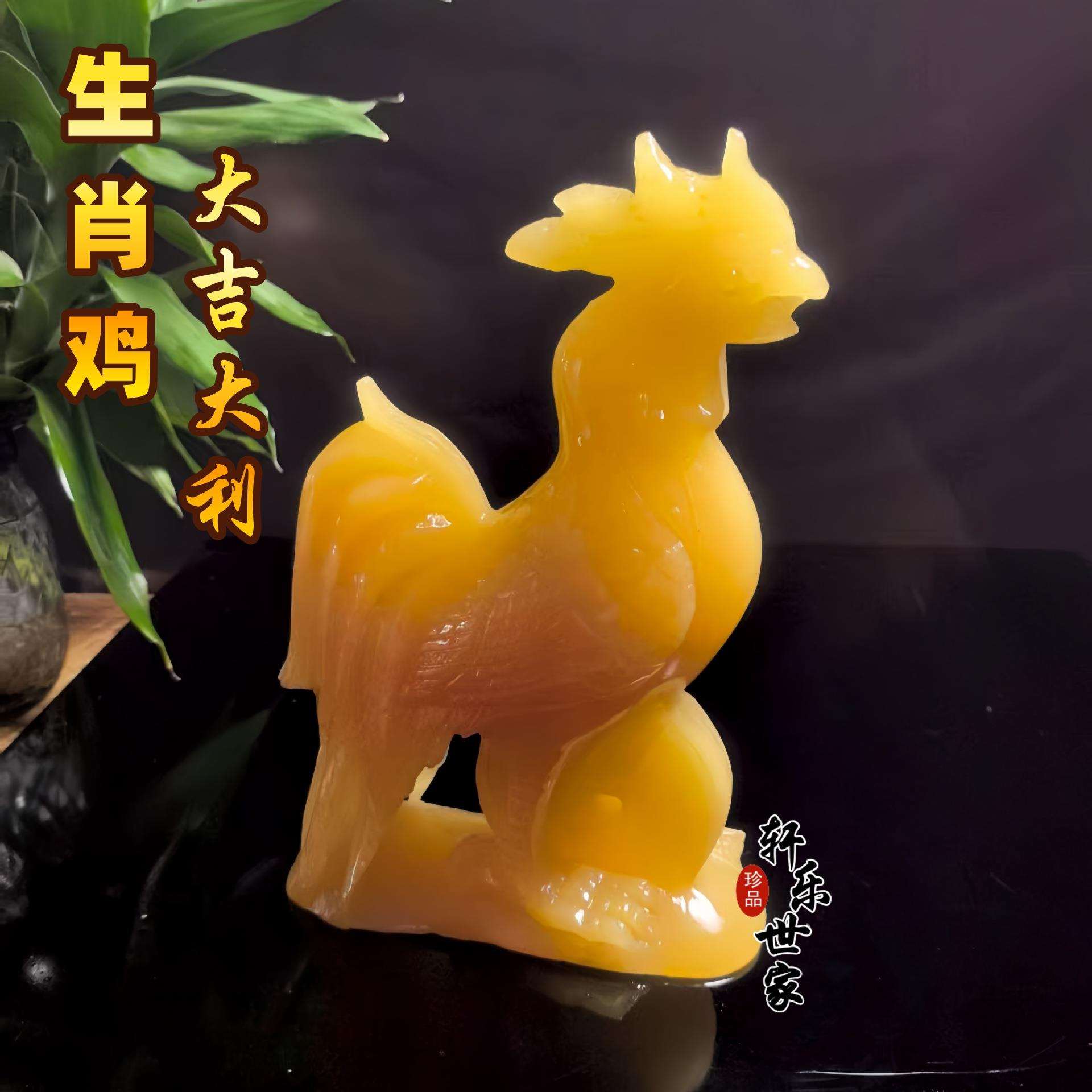 天然米黄玉十二生肖摆件全套一套属鼠牛虎兔龙蛇马羊猴鸡狗猪摆件