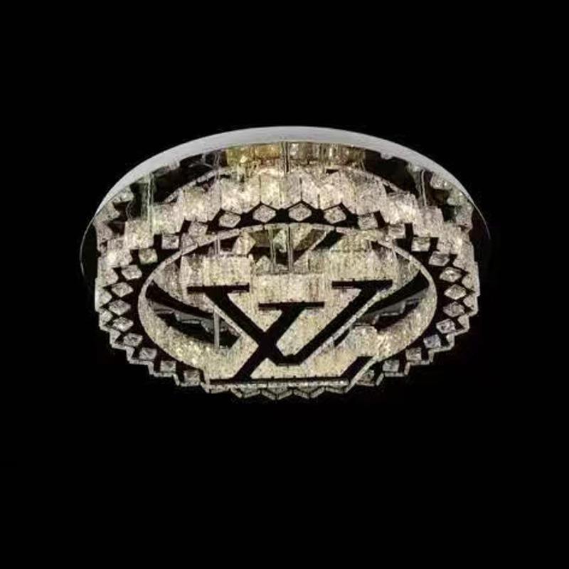 厂家简约水晶吸顶灯 圆形方形灯 K9 Crystal Ceiling Light