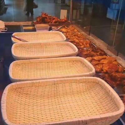 柳编筐柳条笸箩馒头筐圆形簸箕藤编收纳筐簸箩大号长方形现捞箩筐