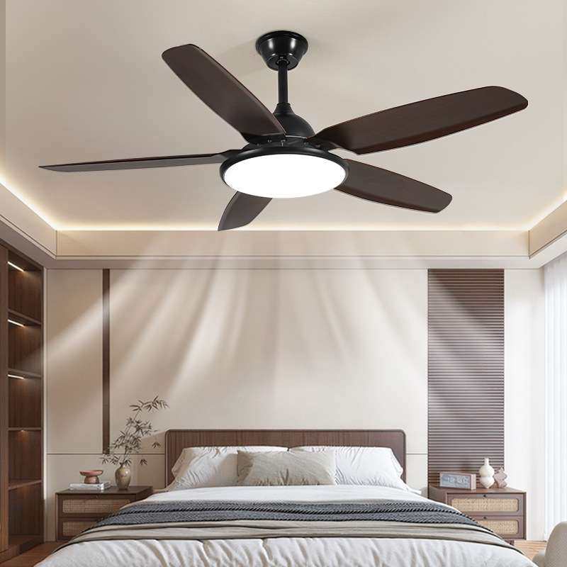 北欧电风扇吊灯后现代简约家用客厅餐厅带风扇灯卧室LED变光吊扇