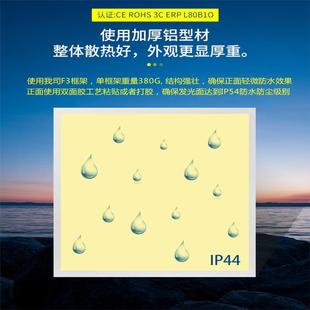 LED防水面板灯IP44 LED panel light侧发光防尘平板灯