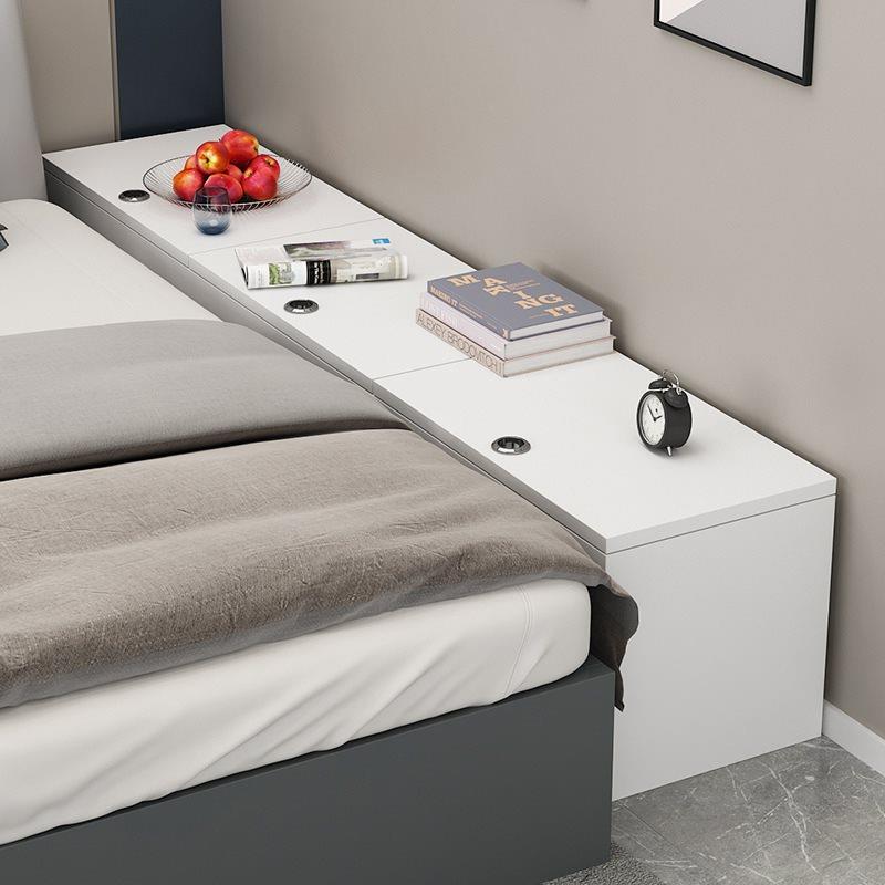 订定简约收纳柜加宽加长沙发头窄储藏床边柜床定夹缝柜长条床尾