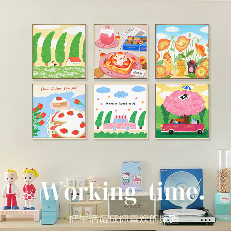 韩系ins创意小清新装饰画