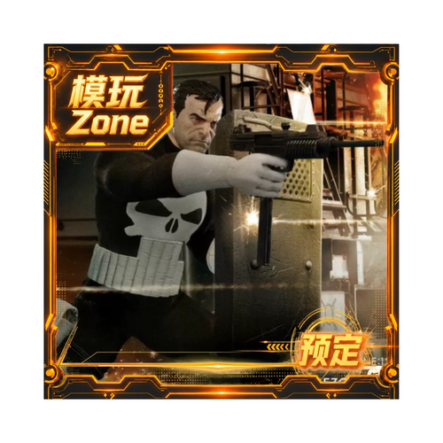 全款预定Mezco蚂蚁 ONE:12 漫威 惩罚者 1/12可动人偶6寸布衣