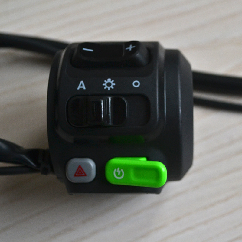 小牛M1N1S电动车把手组合开关喇叭启动P键防水按钮U转向灯大灯配