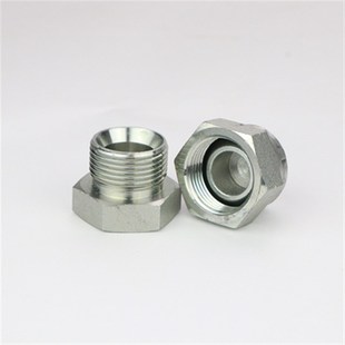 挖机破碎锤堵头管路截止阀弯管炮头弯头对丝接头油路铁管总成配件