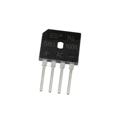 GBU1006整流桥 GBU10J桥堆 10A 600V 扁桥GBUS封装 现货分销泰阳