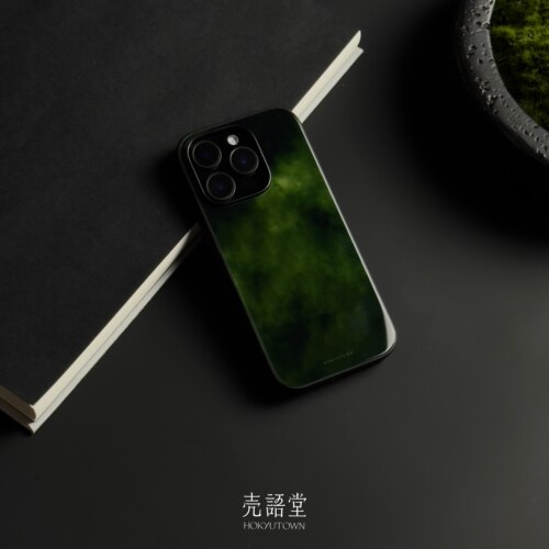 「墨黯苍苔」壳语堂新中式适用苹果iphone16Promax手机壳14Pro/13pro防滑华为安卓全包玻璃高级感小众手机壳