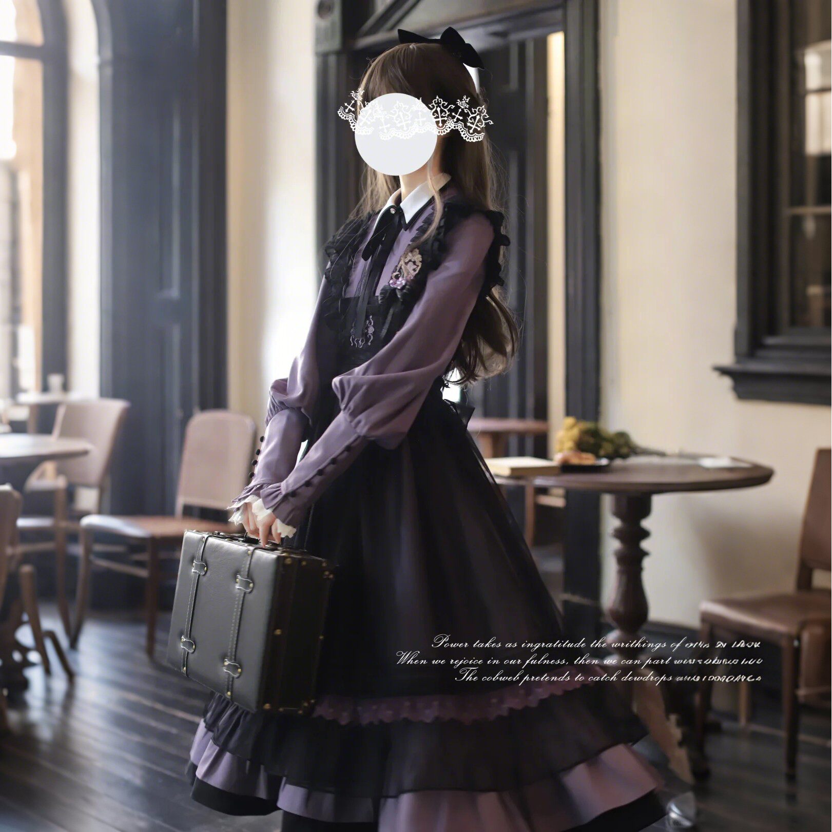 魔女学院lolita裙子成人现货重工日常万圣节魔女长款洛丽塔连衣裙