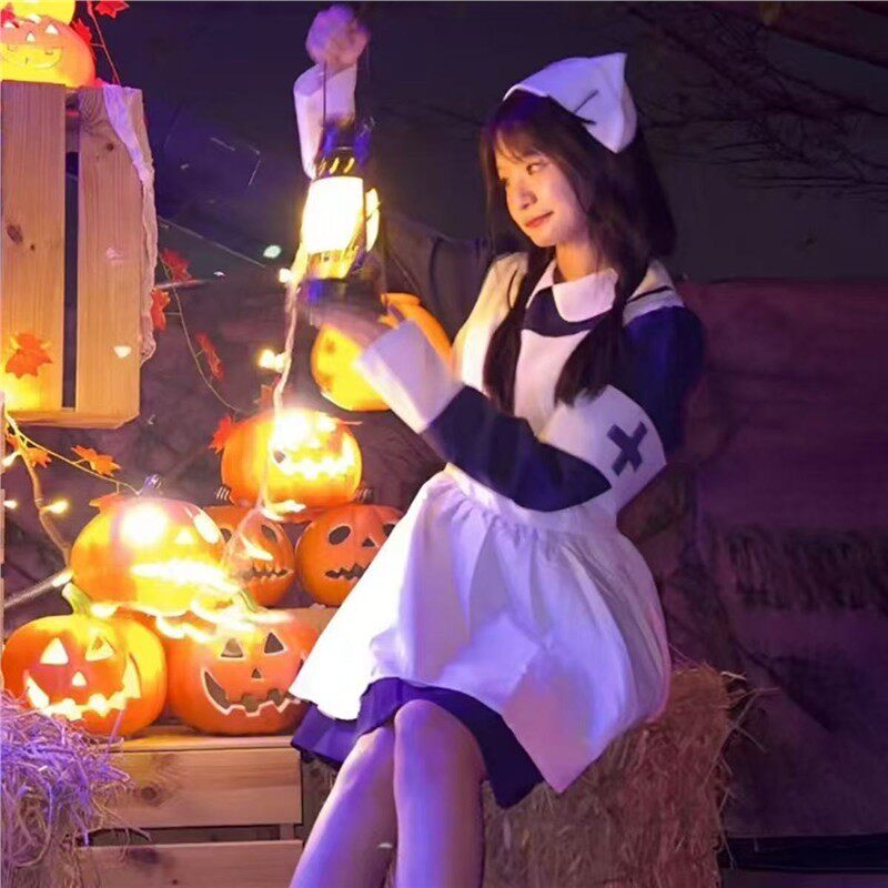 万圣节服装成人护士服cos女仆装化妆舞会装扮衣服创意服饰女新款