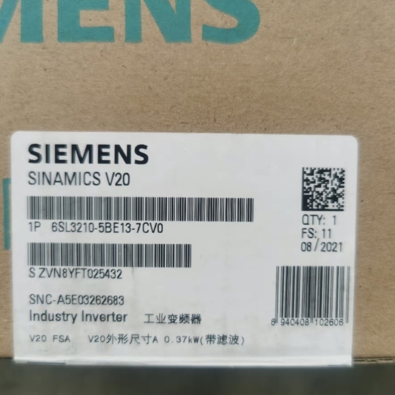 议价6SL3210-5BE13-7CV0西门子原装变频器6SL3210-5BE13-7CV0