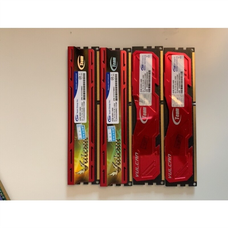 售前询价ddr3 2400hz 十铨火神超频套条4g *2=8g