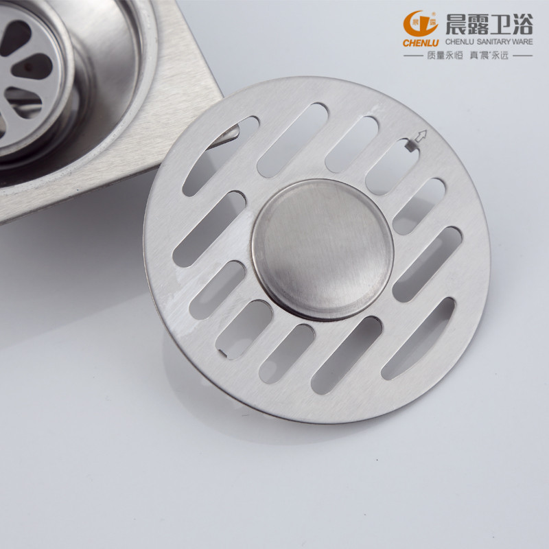 地漏厂家不锈钢地漏洗衣机双用下水地漏卫生间厨房6002b-2双用