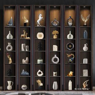新中式轻奢摆件高端大气上档次办公室博古架展示柜装饰品工艺品
