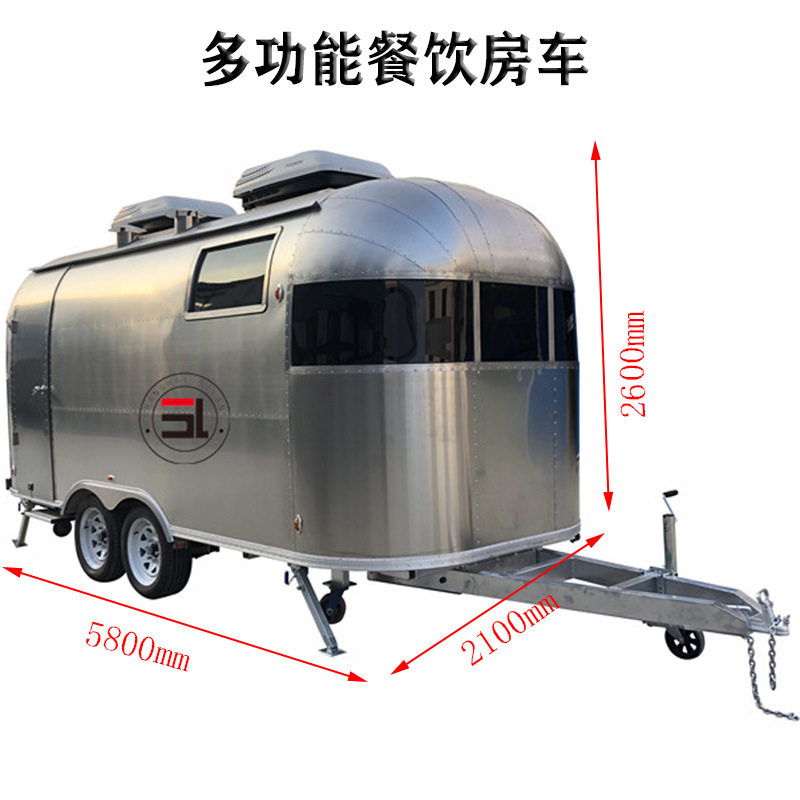 工厂批发不锈钢多功能小吃车