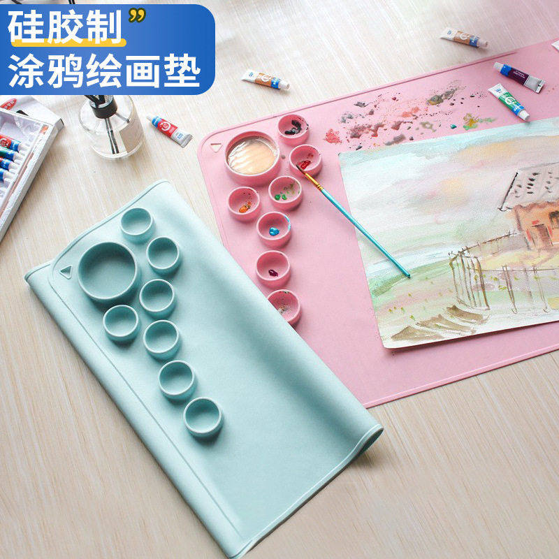 儿童绘画垫超大号涂鸦毯绘画毯亲子垫可水洗硅胶垫餐垫便携式隔热,文具电教/文化用品/商务用品,画板/画架/速写板,淘宝优惠券,粉丝福利购,淘宝优惠卷