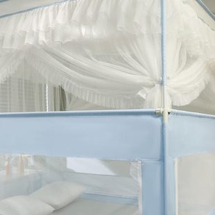 家用床围床A三掉儿童围栏回底遮光防蚊防摔蚊帐开门类 宝宝防新款