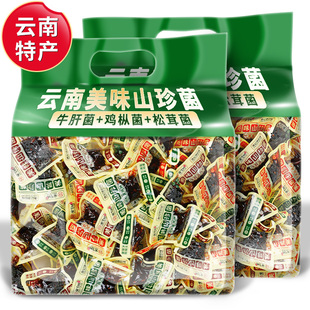 鸡枞菌云南特产牛肝菌松茸菌开袋即食菌子蘑菇下饭菜办公零食小吃