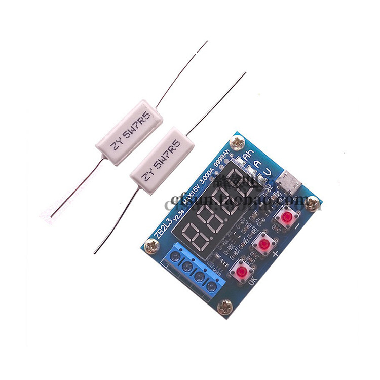 ZB2L3电池容量测试仪外接负载放电型 1.2-12V电池18650等容量测试
