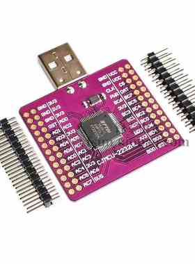 MCU-2232 FT2232HL USB 转UART/FIFO/SPI/I2C/JTAG/RS232模块