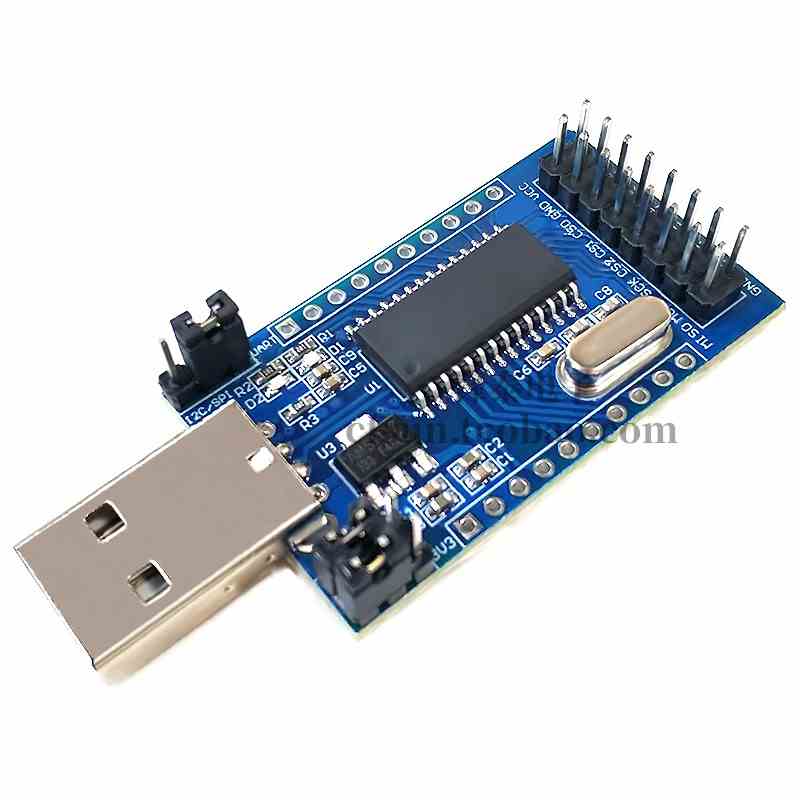 CH341A USB 转 UART IIC SPI TTL ISP EPP/MEM 并口转换器