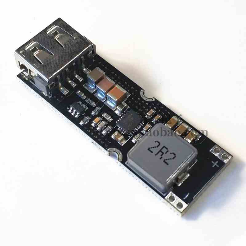 TPS61088升压快充电源模块 3.2V3.7V4.2V转5V9V12V手机QC快速充电