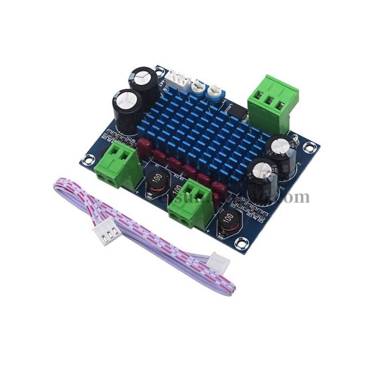 XH-M572 大功率数字功放板TPA3116D2机箱专用对插件5-28V输出120W