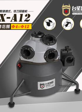 台星智造端铣刀研磨机合金铣刀修磨机便携式电动铣刀磨刀机TX-A12