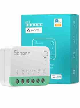 Sonoff Minir4m Matter协议mini wifi智能开关通断器兼容Home Kit